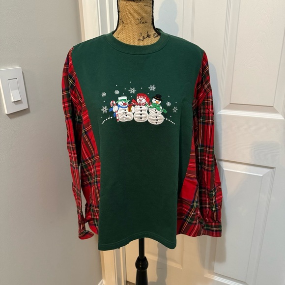 Reworked Snowman Sweatshirt - Picture 2 of 10